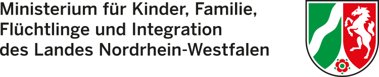 Logo des Ministeriums für Kinder, Familie, Flüchtlinge und Integration des Landes Nordrhein-Westfalen