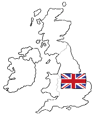 England-Karte